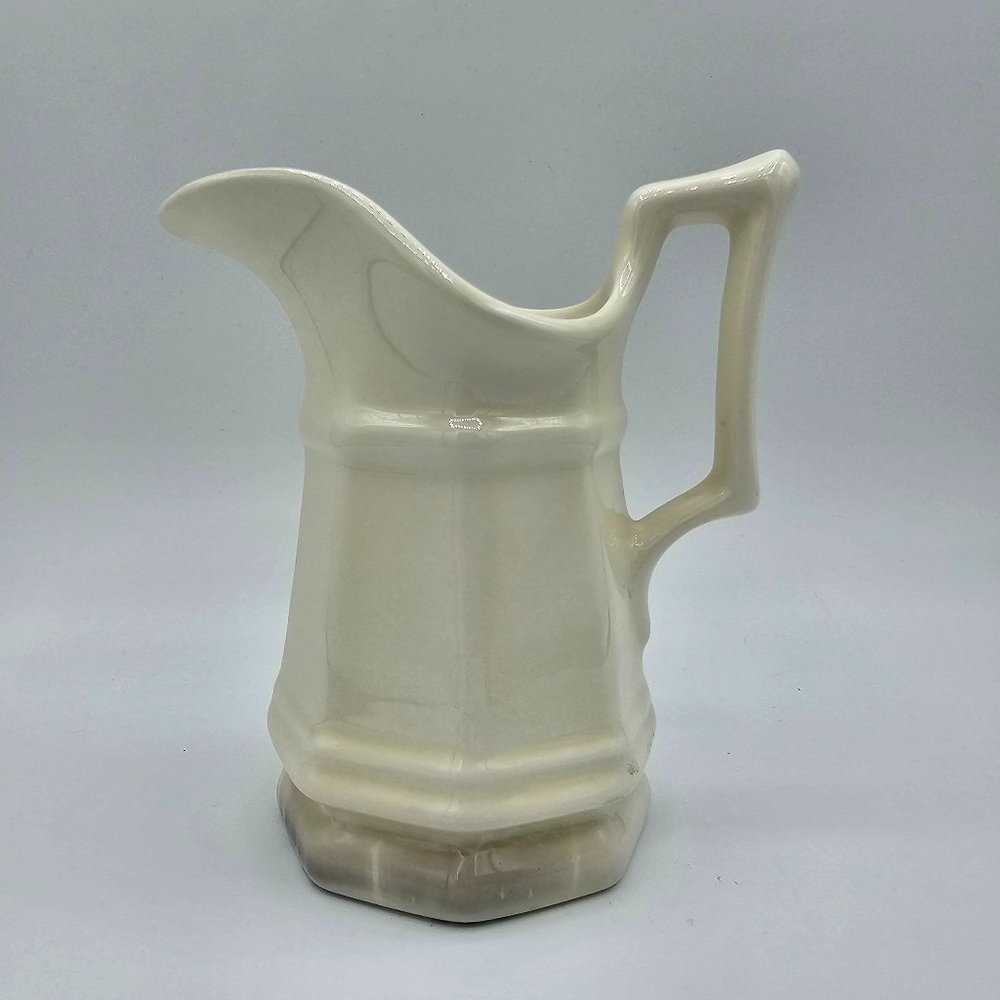Vintage Hand Made Lyons' Lair Vermont Brown Ceramic Pitcher / Creamer